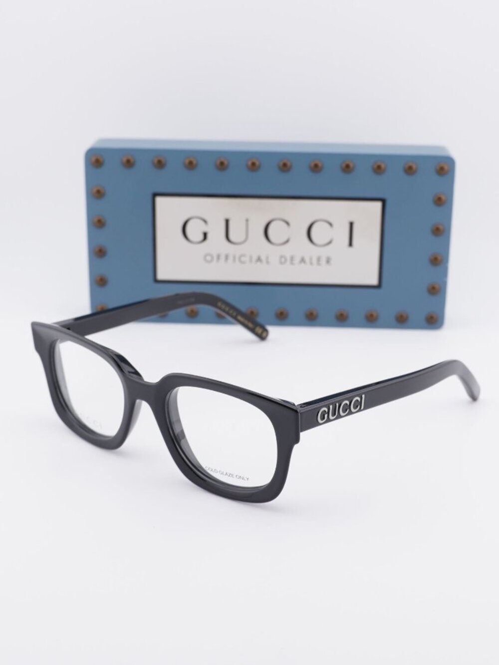 Gucci GG1721O 001 Square Eyeglasses 50mm - Black